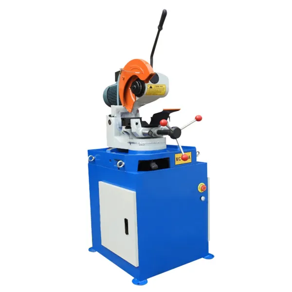 DW315-A Automatic Gas Pipe Cutting Machine with Manual Iron Pipe Angle Cutting Capability.