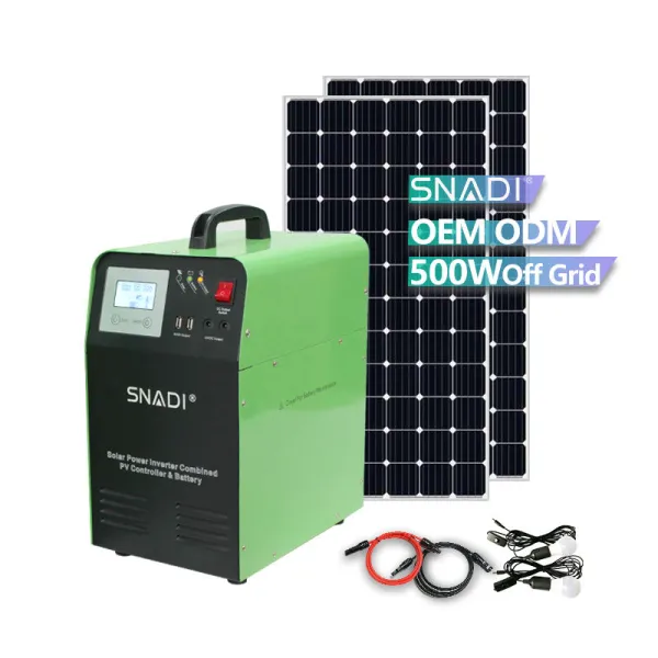 500W Integrated Portable All In One Solar Energy System