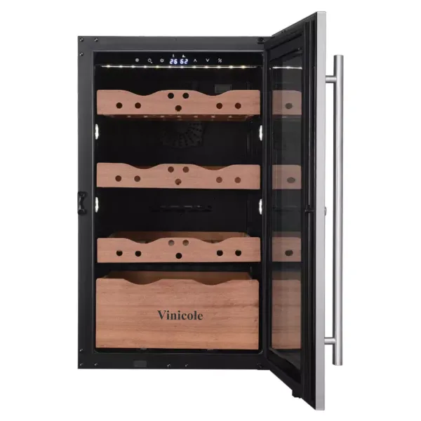 Compressor Electric Moisturizing Cigar Cabinet Modern Design Cigar Storage Refrigerator High-end Cigar Humidor