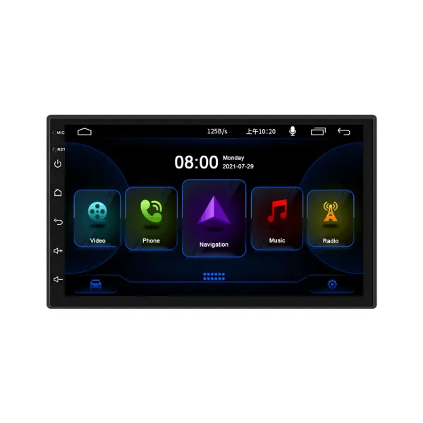 7 inch 2 din Android car stereo 1GB 32GB 2.5D IPS Screen FM Radio GPS Navigation USB EQ Split Screen