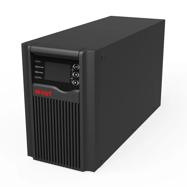 MUST UPS Power Supply Online High Frequency 110V 120V 1KW UPS Internal External Battery