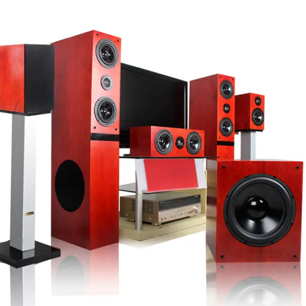 High Quality Wooden  HIFI Passive 5.1 Home Theater Speakers System