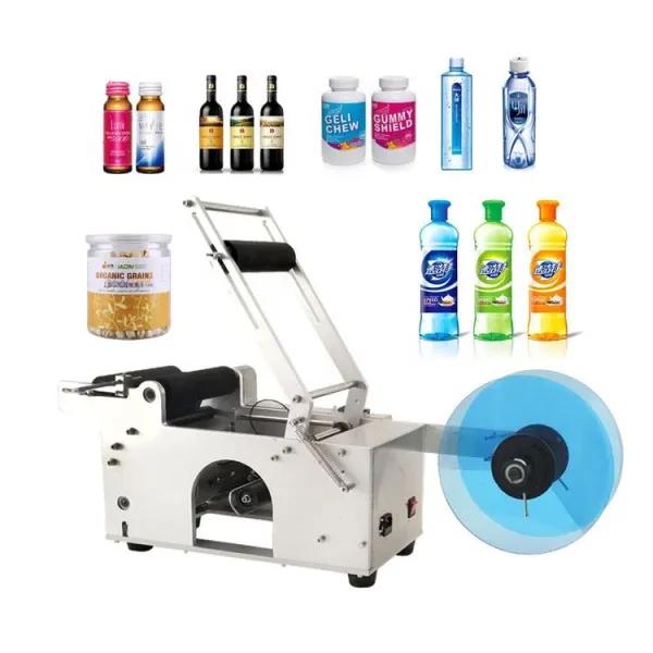 TAOXING Automatic gin bottle labeller round bottle adhesive sticker labeling machine