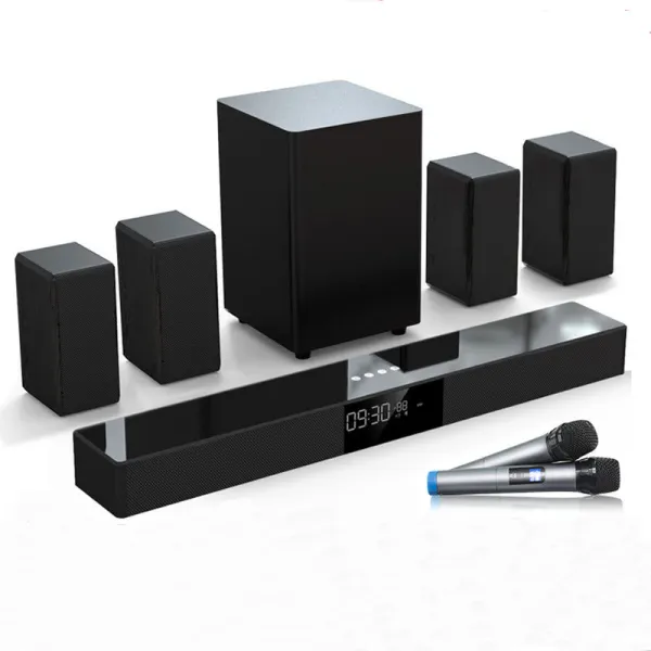 Home Theater Wireless Echo Wall TV Audio Subwoofer Living Room Home Surround Speakers