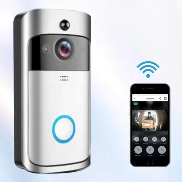 720p Video Intercom Wireless Doorbell Cloud Storage Night Vision Security Smart Wifi Door bell