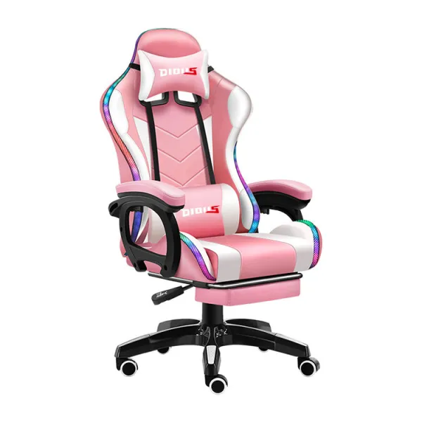 Classic design fast delivery ergonomic RGB light racing office gaming chair