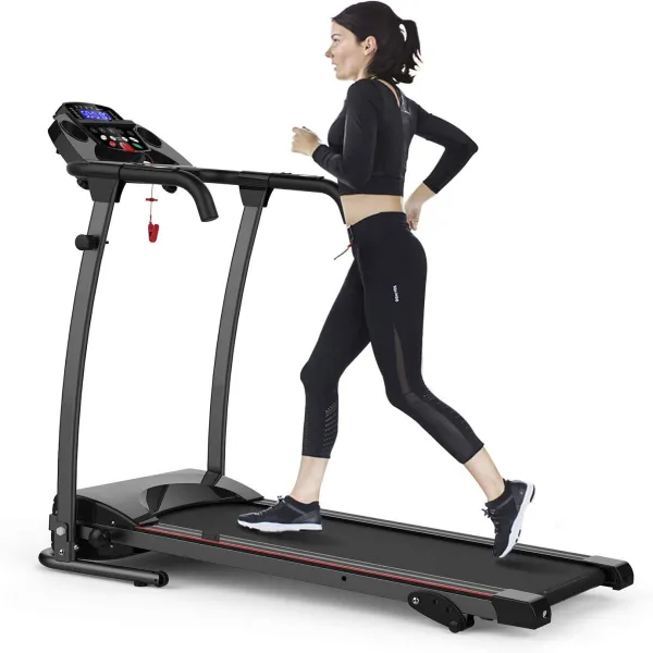 Desktop Electric Treadmill Equipped with LCD Display Foldable Walking Treadmill