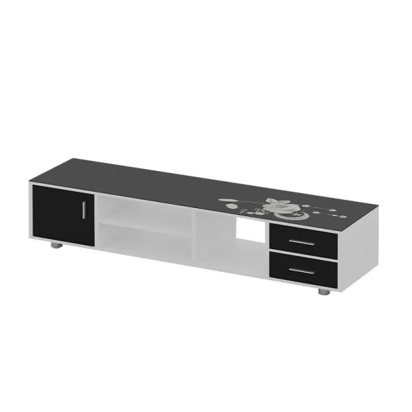 Modern minimalist living room bedroom TV stand, small apartment floor cabinet wall cabinet