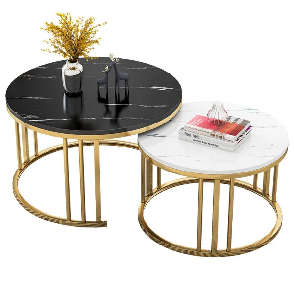 Luxury coffee table combination, simple and modern mini sofa side table