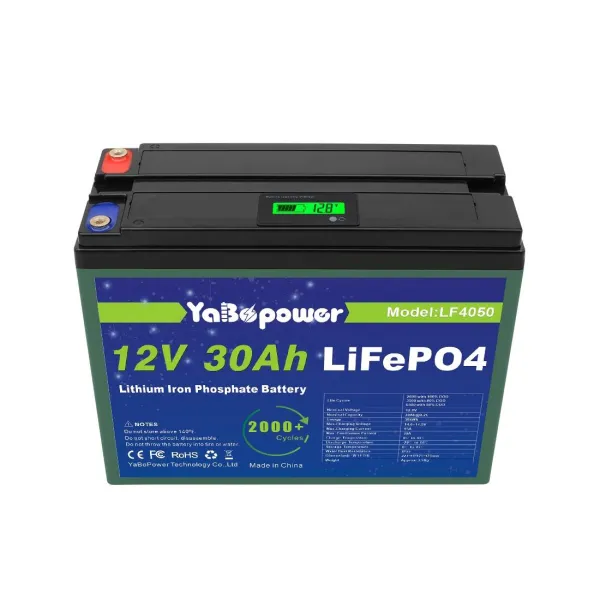 Deep Cycle High Performance New Energy Supplier Discharge Current 15A 32700 Cell Battery 12V LiFePO4 30Ah