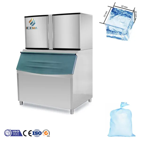 Commercial Ice Maker Machine 1000kg /24h Cube Ice Making Machine  Ice machines