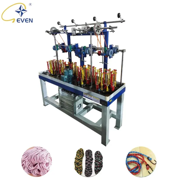 16 Spindle Apparel Textile Machinery With High Speed Braiding Machine For Decoration Rope