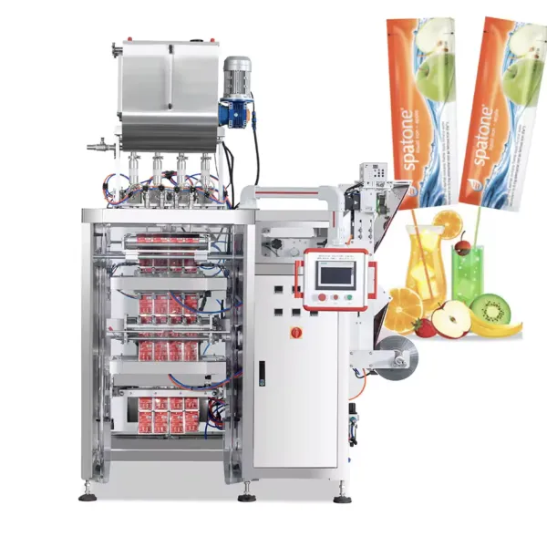 Automatic 8 lane liquid sachet nutrient drink packaging machine