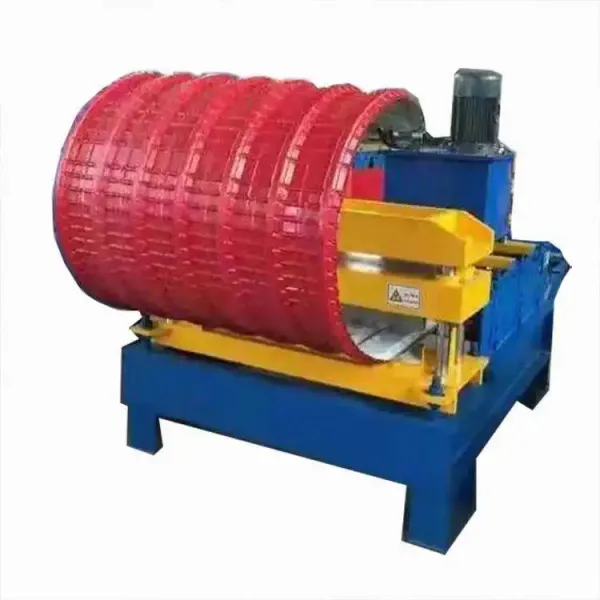 Portable standing seam roofing panel roll forming machine