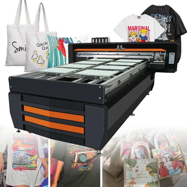 Potry New Flatbed T Shirt Printing Machine Dtg