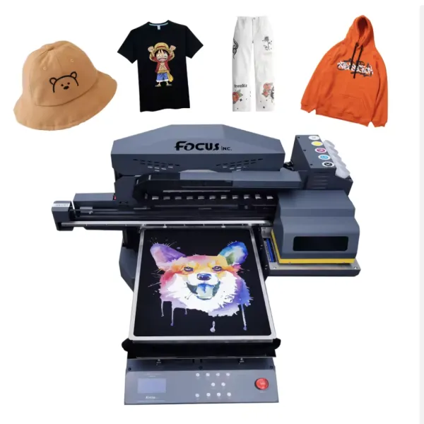 Focusinc A3 DTG printer direct inkjet digital printer Tshirts printer
