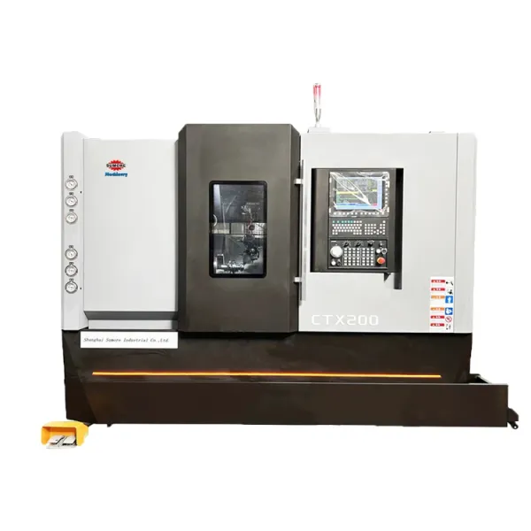 High Speed Turning Milling Compound Lathe Machine Tool CTX200 Slant Bed Cnc Lathe Price Sumore