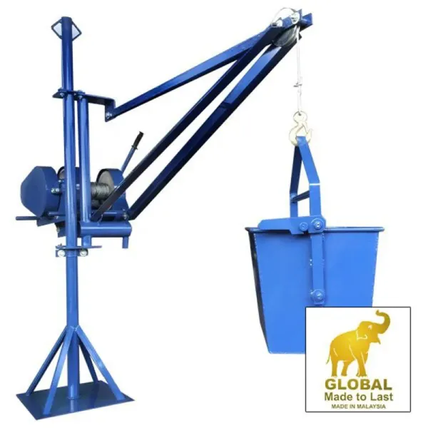 Portable Lifting Winch/ Crane Widely Used in Various Construction