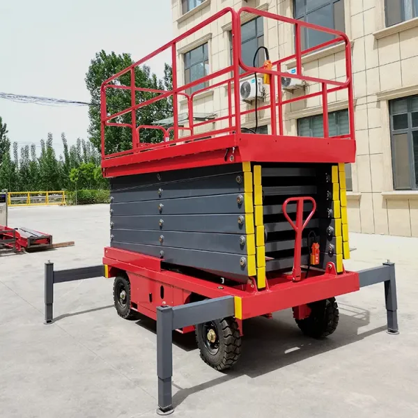 4-18 meters mobile high-altitude work platform shear fork elevator