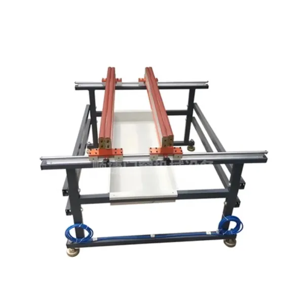 Assembly line working tables for building material