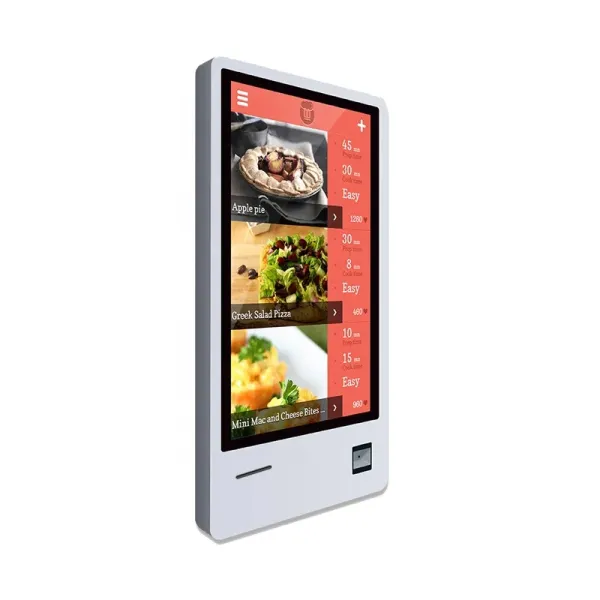 32inch wall mounted self ordering financial equipment service terminal
