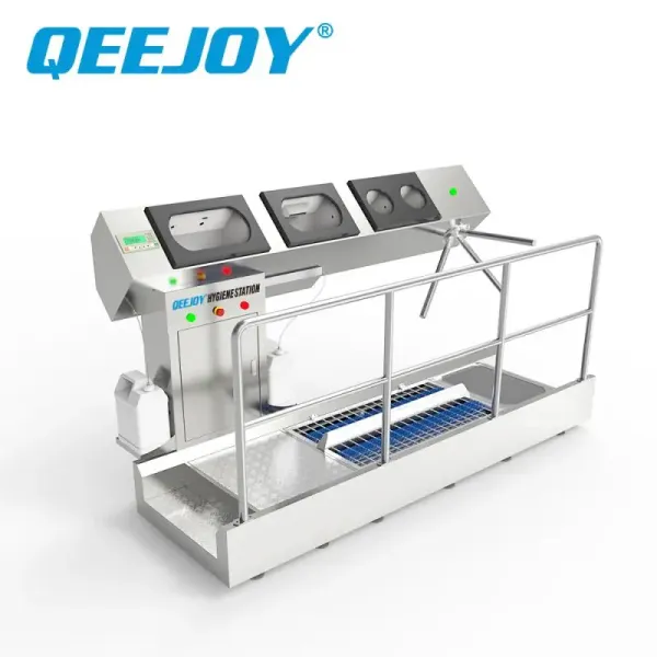 Automatic Hygiene Station Sole Cleaning Equipment With Hand Wash Shoe Sole Cleaner