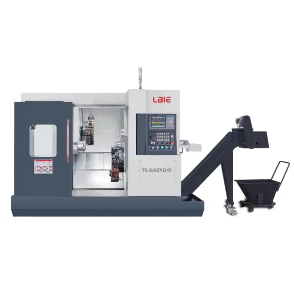 LBIE Double Spindle Dual-turret Turning and Milling Machine Tool CNC Lathe Multi Axis Linkage Assembly Live Tool