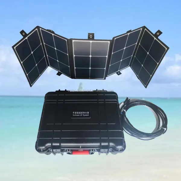 Portable Suitcase Solar desalination system salt water to drinking water machine