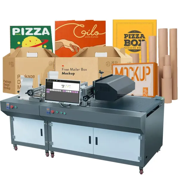 FI1000 Produced Small Colorful Corrugated Cardboard Digital Printing Machine