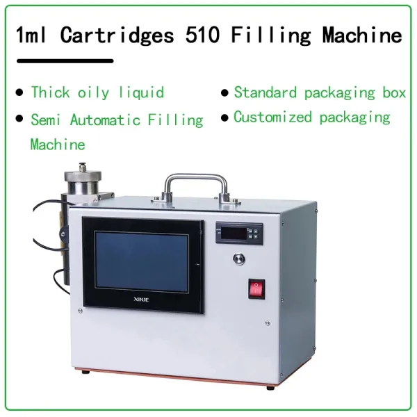 Semi-Automatic Thick Oil Heating Disposable Filling Machine