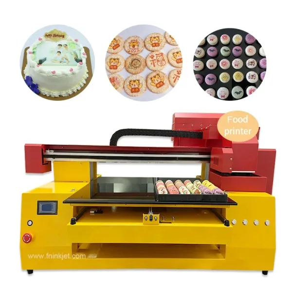 A2 A1 Size Food Printer Direct to Macaron Cookies Candy Lollipop Cake Printing Machine