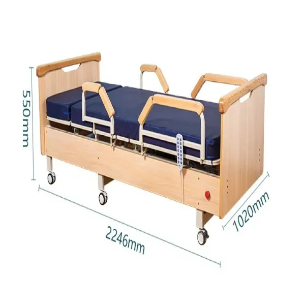 Rotation hospital bed for nursing home