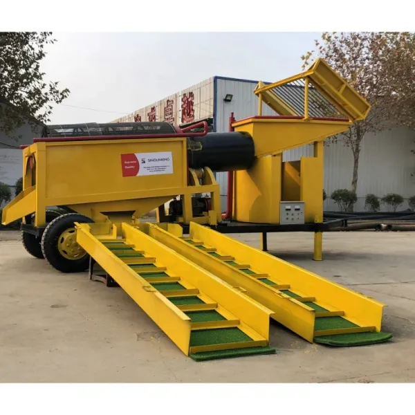 20 ton Mobile Gold Mining Machinery Gold Processing Plant