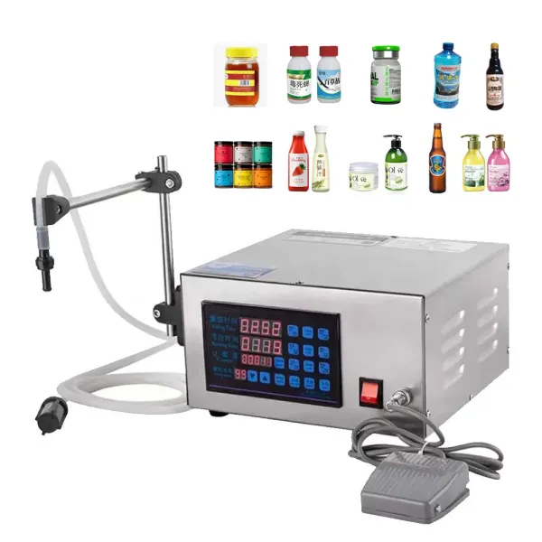 Automatic Essential Oil Perfume Filler Digital Control Liquid Beverage Filling Machine