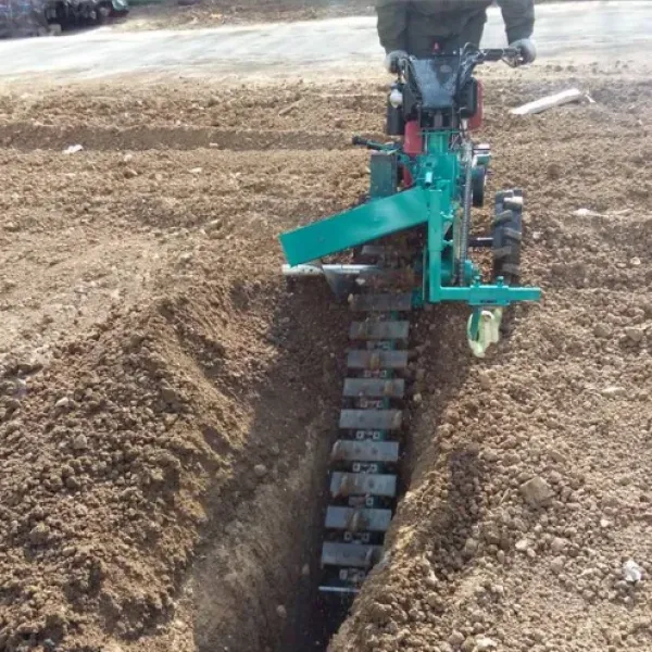 Trencher with Comfortable Operator Seat for Extended Use