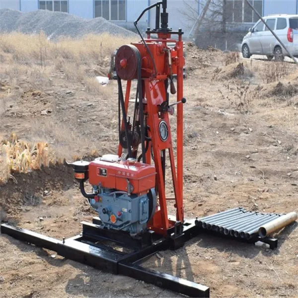 100mm Diesel Hydraulic Core Drilling Rig: Equipped for Drilling Depths up to 50m