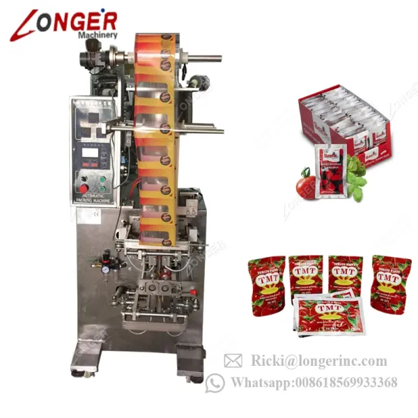 Hot Sauce Shea Peanut Butter Filling Date Nut Paste Sachet Packaging Equipment