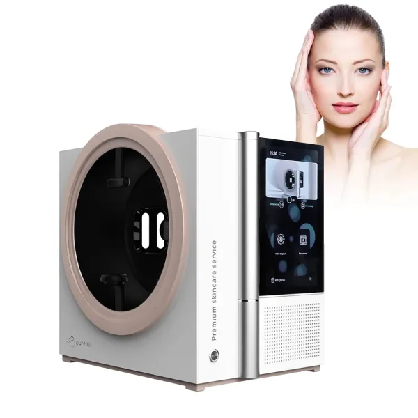 Professional salon use digital skin analyzer automatic portable screen facial skin analyzer machine