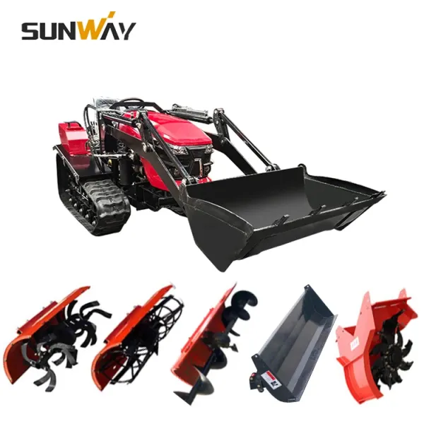 60HP Agricultural Rubber Tracked Mini Dozer Crawler Tractor