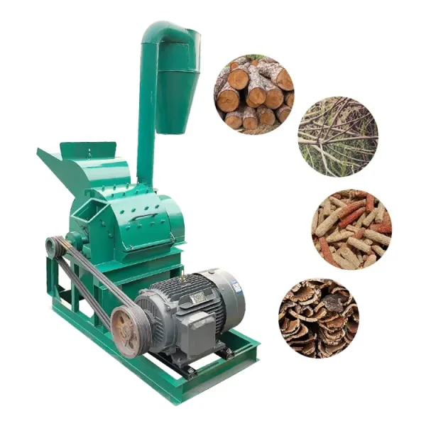 Automatic Shredder  Grinding Chipper Sawdust Wood Crusher Machine