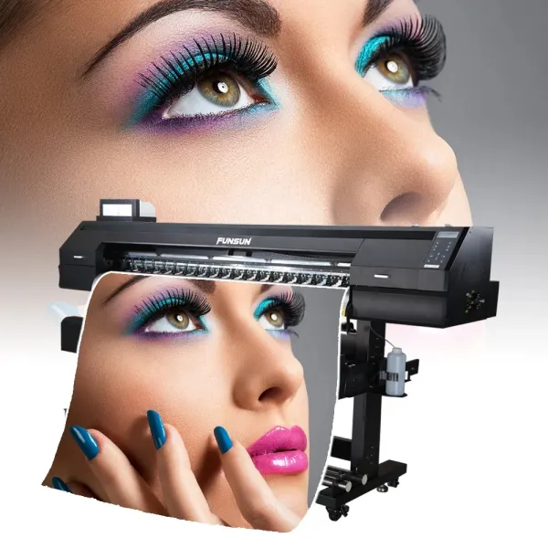 High Quality Flex Banner Printer Equipment 1800mm Industrial Photo Billboard Wallpaper Printing Machine