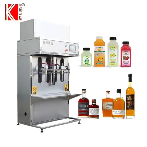 Semi Automatic 1000ml 1 Liter Bottled Water Filling Machine