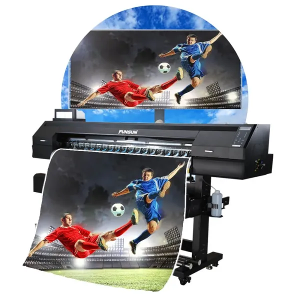 1.6m 1.8m PVC Flex banner Printer Eco Solvent Vinyl Car Sticker Printing Machine with XP600 1440dpi