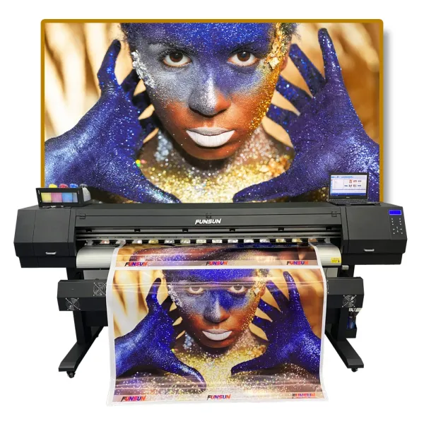 **FUNSUN 1.8m/3.2m Digital Vinyl Flex Banner Solvent Printer/Plotter/Printing Machine**
