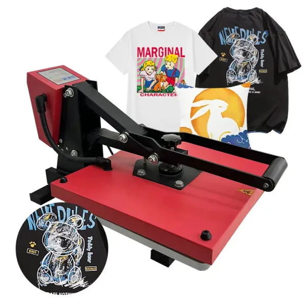 Factory low price high quality heat press machine making T shirt for transfer machine
