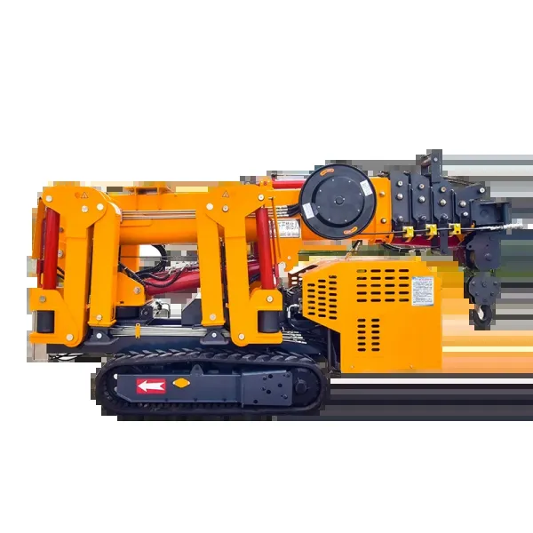 10m Mini Electric Diesel 3 ton 3000 kg capacity Lifting Equipment Crawler Used Spider Crane