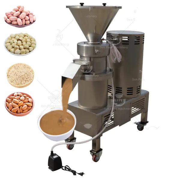 2024 Groundnut Almond Nut Butter Cream Maker Peanut Paste Milling Equipment
