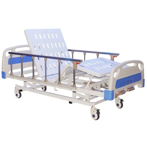 YC-T3611L(I) Hot selling hospital equipment 3-crank manual medical hospital bed for clinic