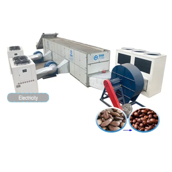 Mesh Belt Continuous Industrial Dryer: Cocoa Bean and Coffee Bean Drying Machine
