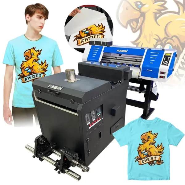 Funsun FS-600 DTF PET Film Printer Impresora DTF Printer Machine with Double DX6 Heads for Offset Printing Transfer Technology